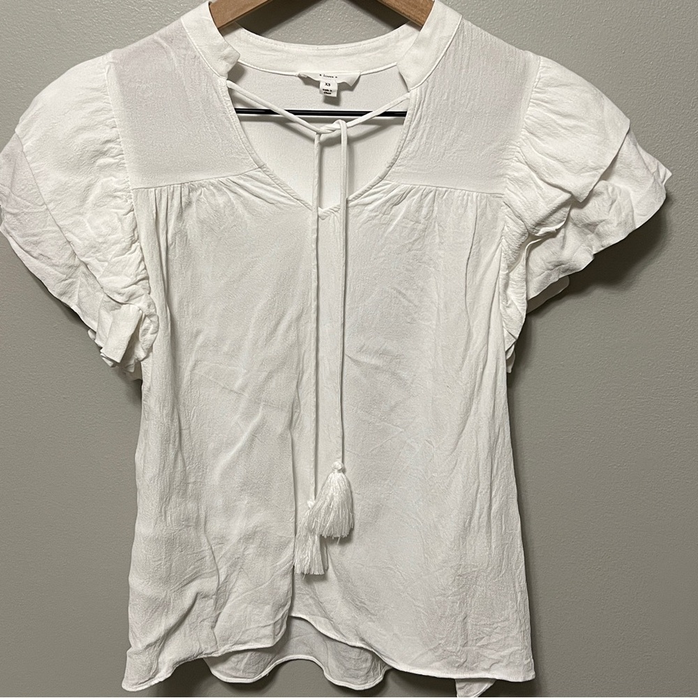 A Loves A Ruffle Sleeve Blouse XS